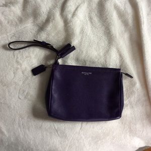 Coach Purple Wristlet